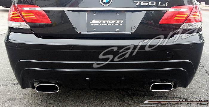 Custom BMW 7 Series  Sedan Rear Bumper (2002 - 2008) - $950.00 (Part #BM-032-RB)